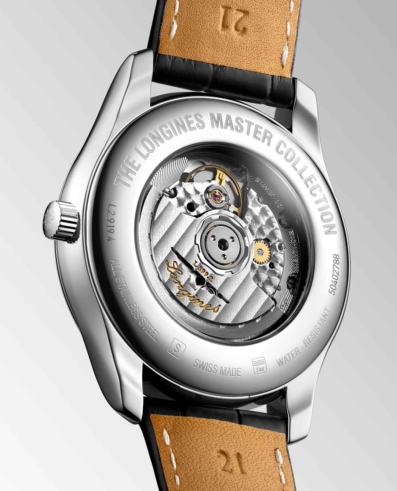Longines Longines Master Collection L2.919.4.51.7 , наручные мужские часы фото под углом